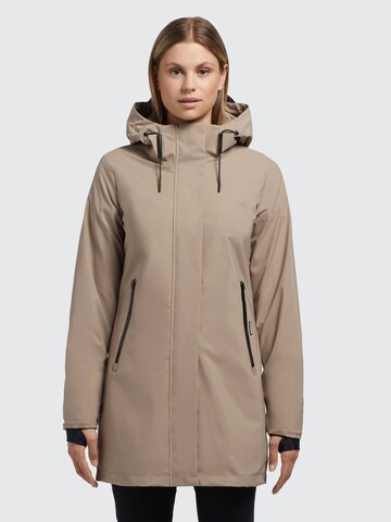 Veste mi-saison 'Izaf2' khujo en beige : devant