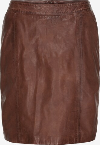 BTFCPH Skirt in Brown: front