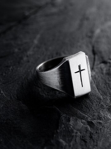 REYTEL Ring 'CROS PATH' in Silver
