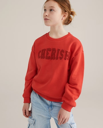 WE Fashion - Sudadera en rojo