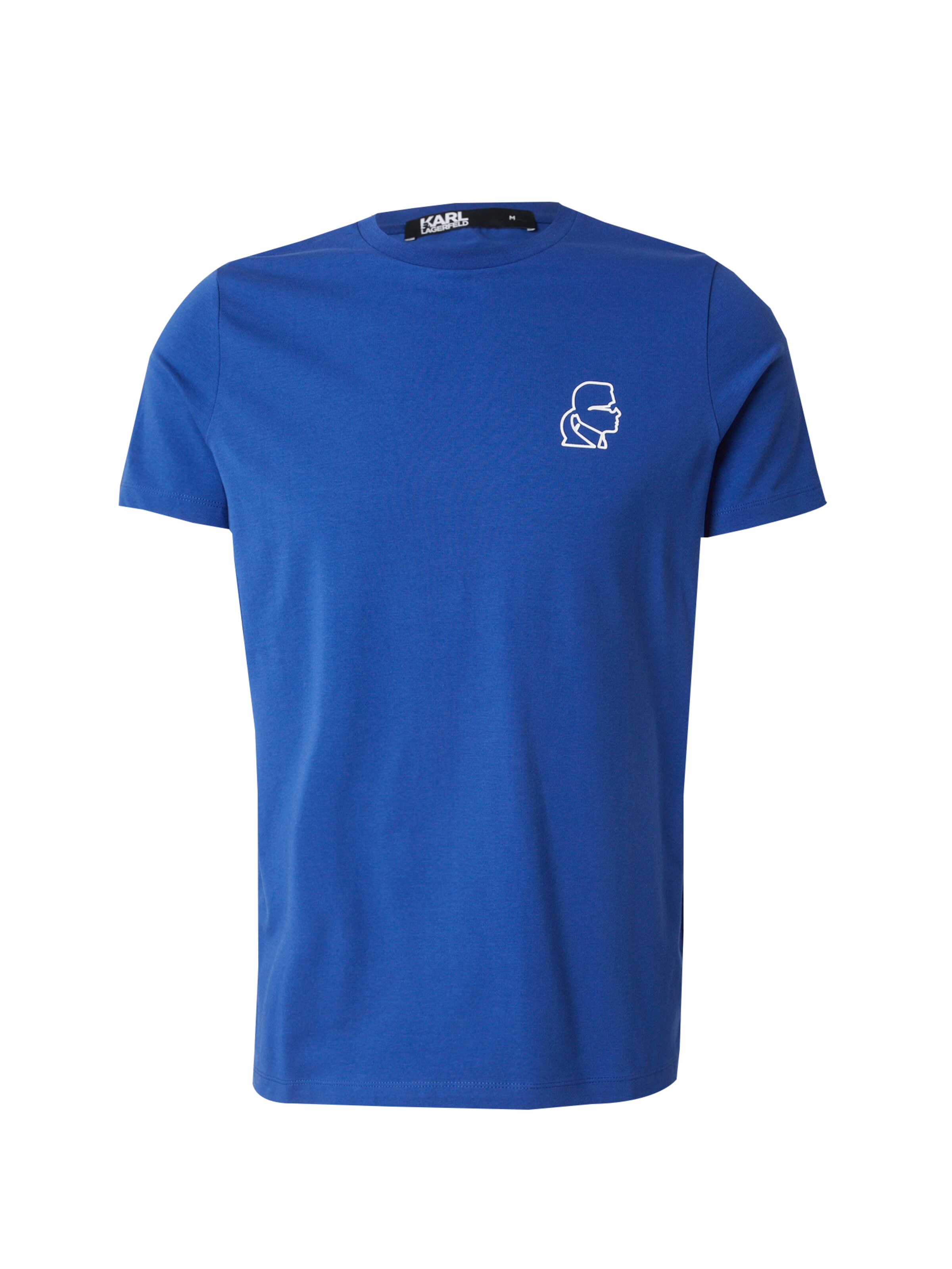 T-Shirt Karl Lagerfeld en bleu : devant