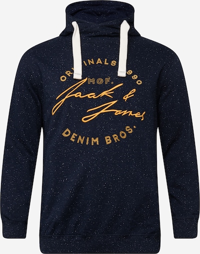 Jack & Jones Plus Mikina 'REUBEN' - námořnická modř / zlatá, Produkt