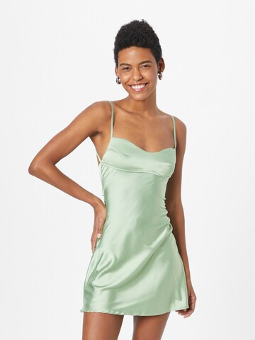 Robe de cocktail 'Bellamy' Edikted en vert : devant