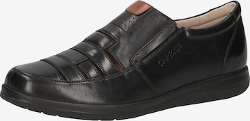 CAPRICE Moccasins in Black: front