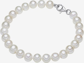 Valero Pearls Bracelet in White: front