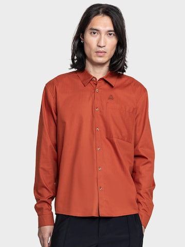 Schöffel Comfort fit Overhemd 'Chanduy' in Rood: voorkant