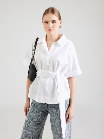OUI Blouse in Wit: voorkant