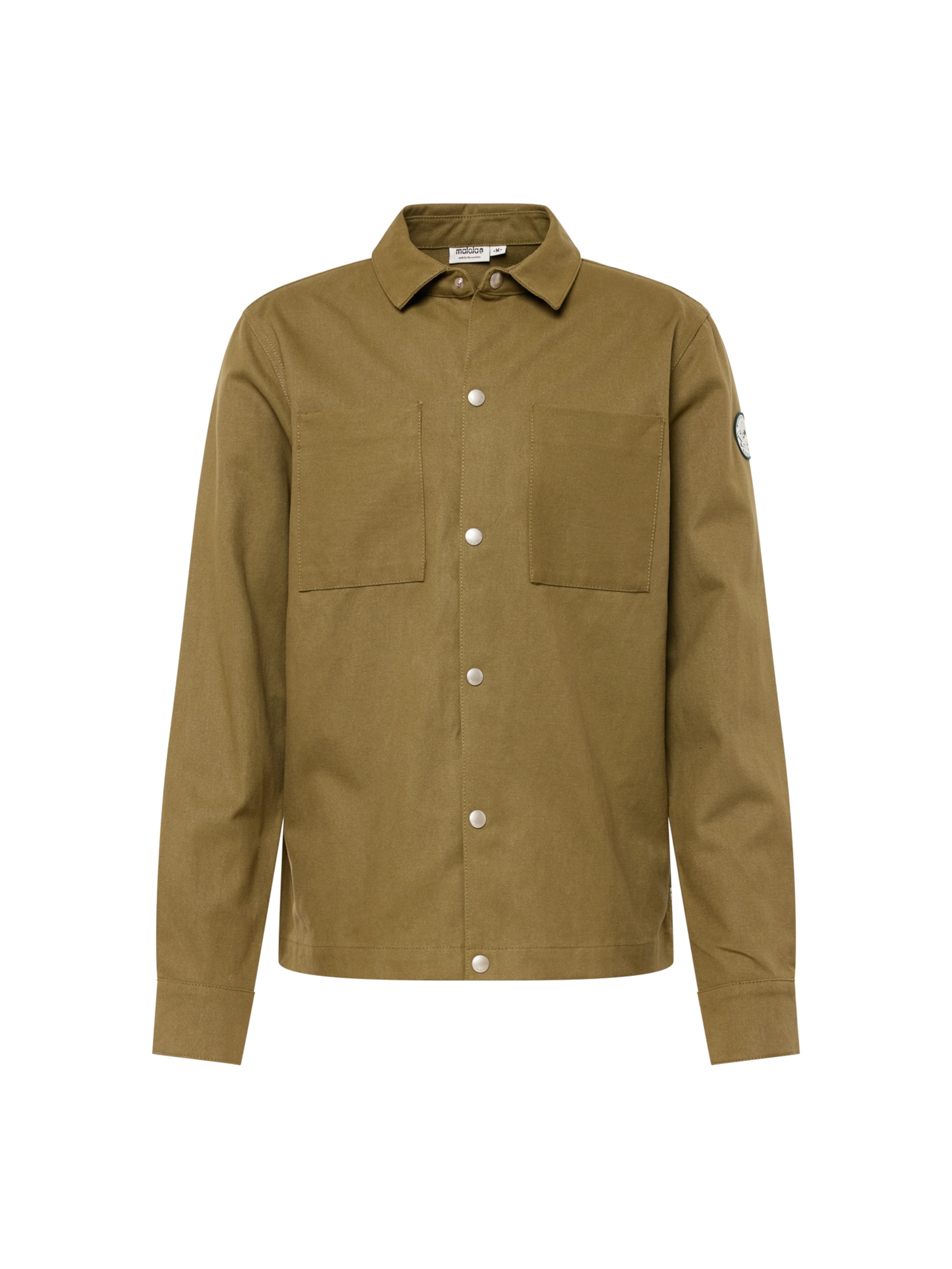 Coupe regular Chemise fonctionnelle 'Etzel' Maloja en vert : devant