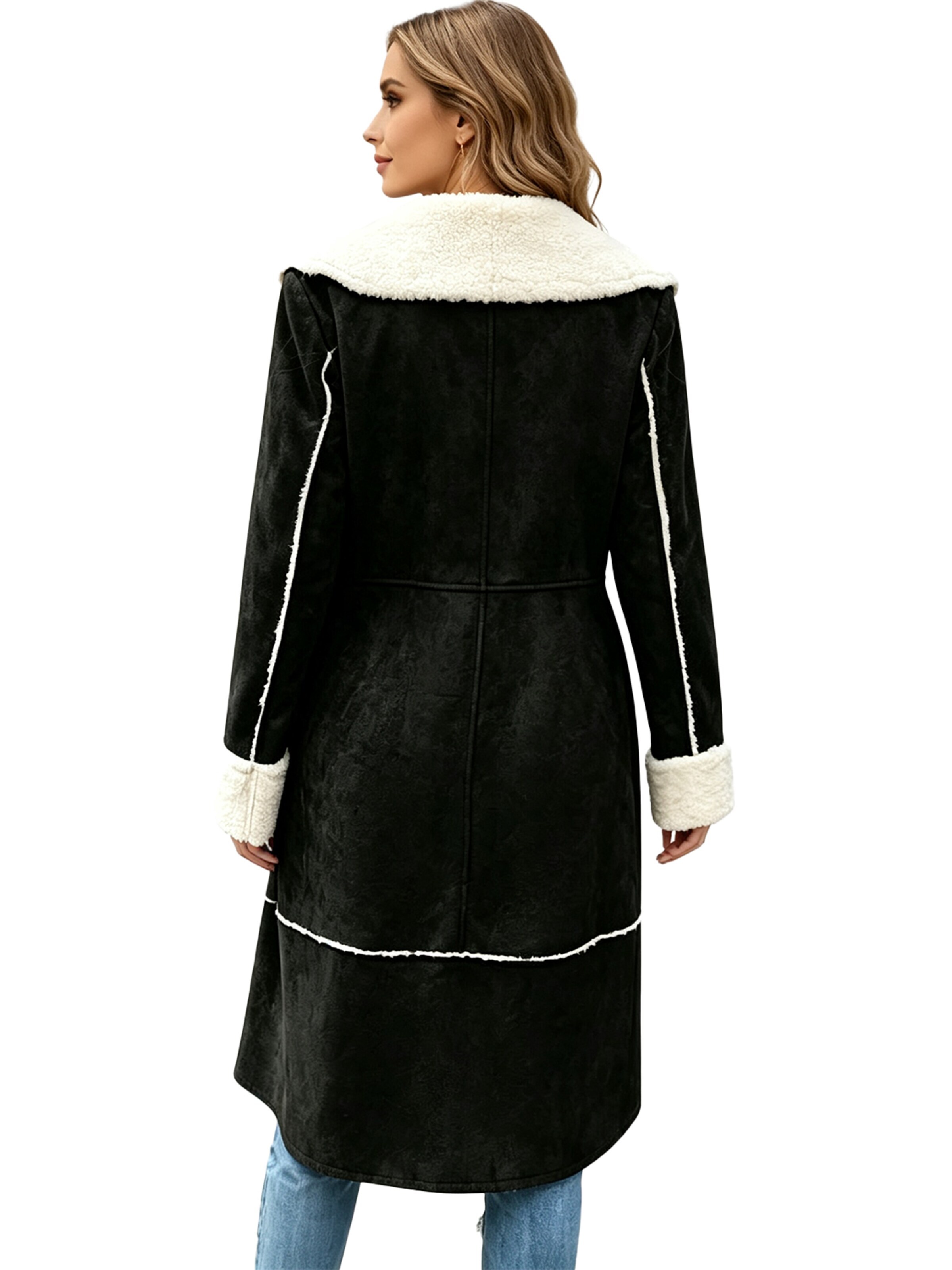 KoJooin Wintermantel‌ in Schwarz