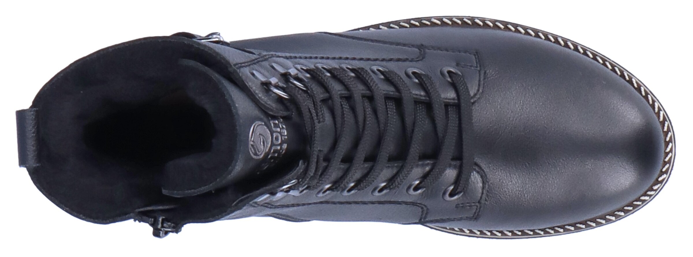 Stivaletto stringato di REMONTE in nero