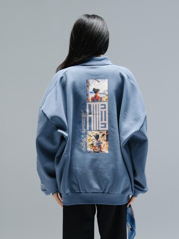 Alessandro Magno Sweatshirt 'FASHION' in Blue