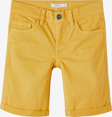 Pantalon 'SOFUS' NAME IT en jaune : devant