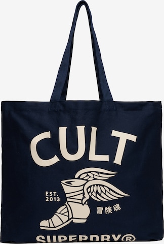 Cabas 'Cult' Superdry en bleu : devant