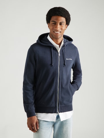 Marc O'Polo Sweatjacke in Blau: Vorderseite