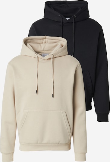 Megztinis be užsegimo 'JJEBRADLEY' iš JACK & JONES, spalva – smėlio spalva / juoda, Prekių apžvalga