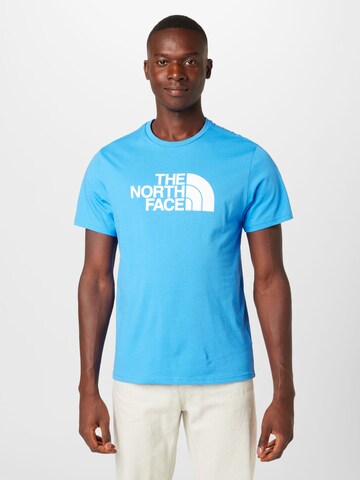 THE NORTH FACE Regular fit Póló - kék: elől
