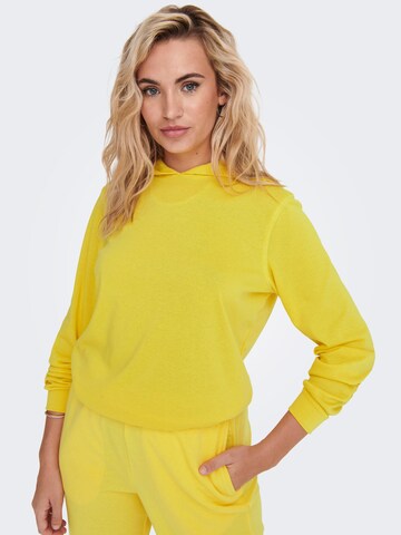 Sweat-shirt 'DIANA' ONLY en jaune : devant