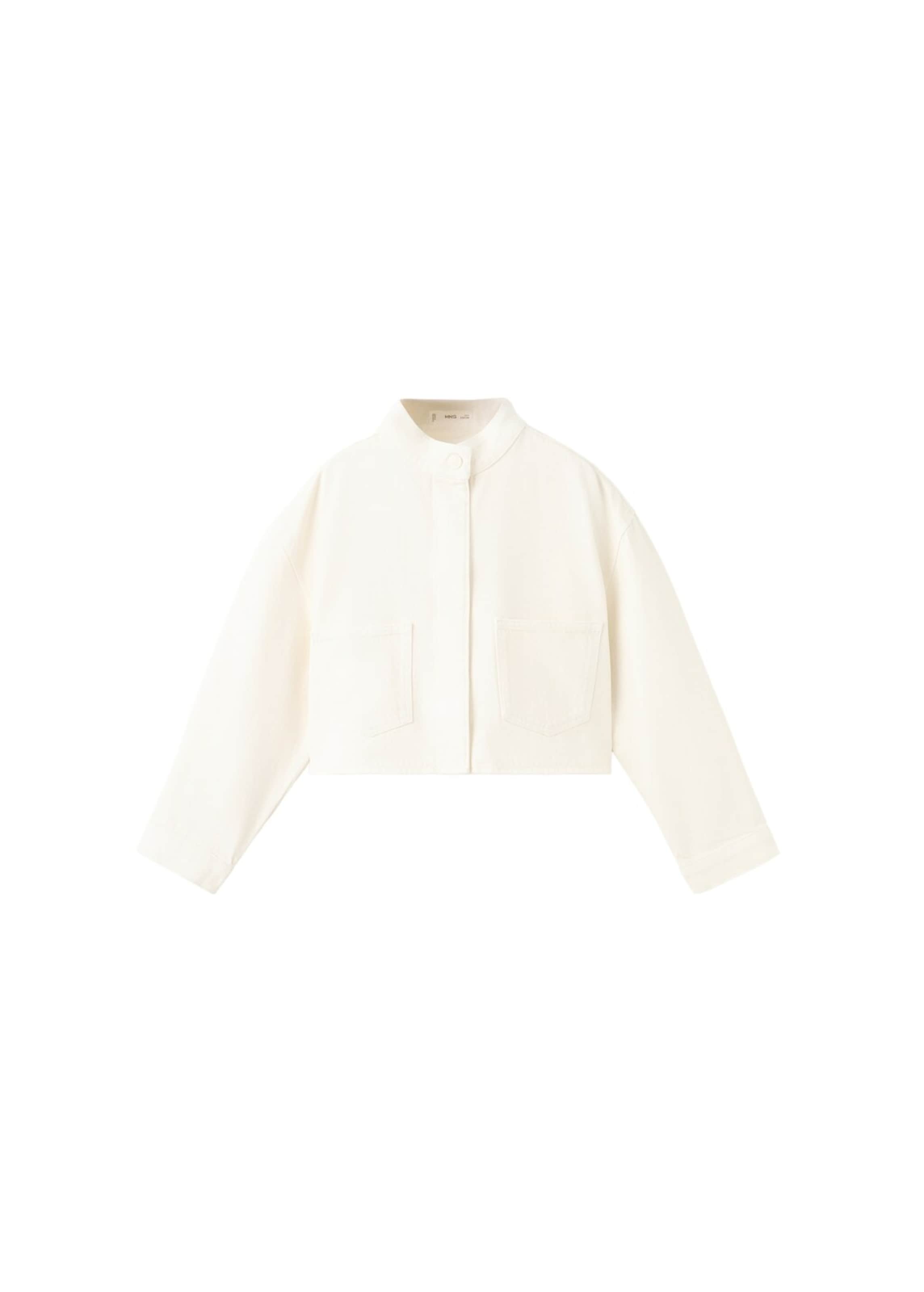 MANGO KIDS Between-Season Jacket 'Noaset' in White: front