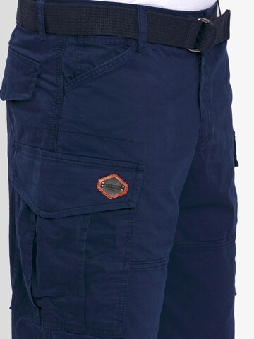 Regular Pantalon cargo Alessandro Salvarini en bleu