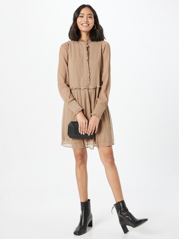 VERO MODA Shirt Dress 'DEE' in Brown