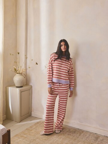 Wide Leg Pantalon Next en rose