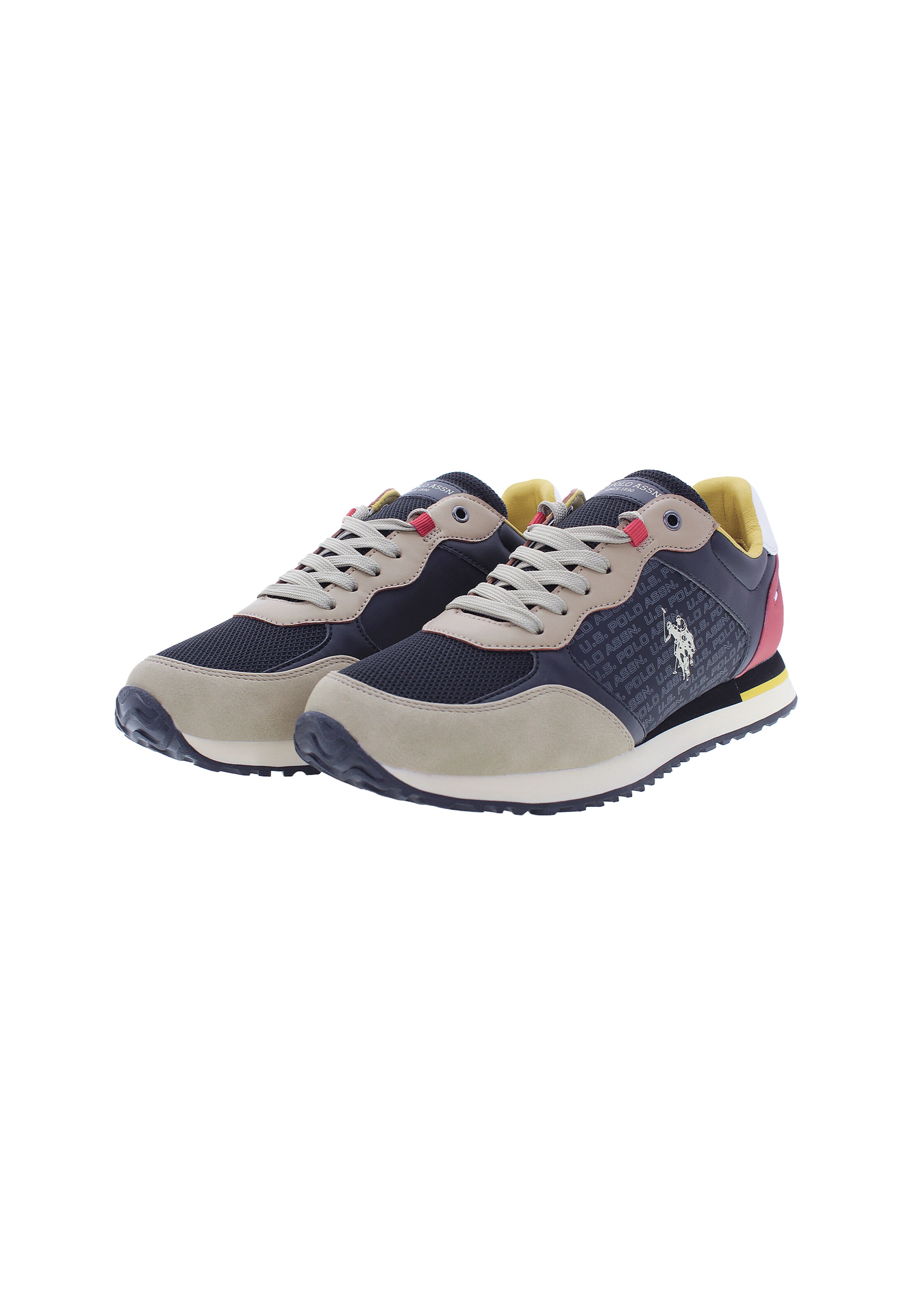 U.S. POLO ASSN. Sneakers laag 'Xirio' in Zwart
