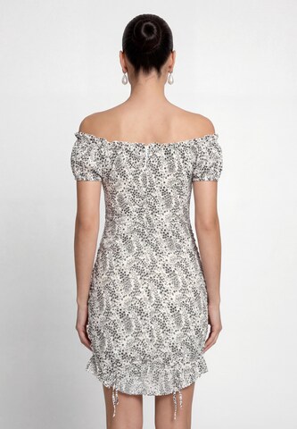 faina - Vestido 'Festive' em branco