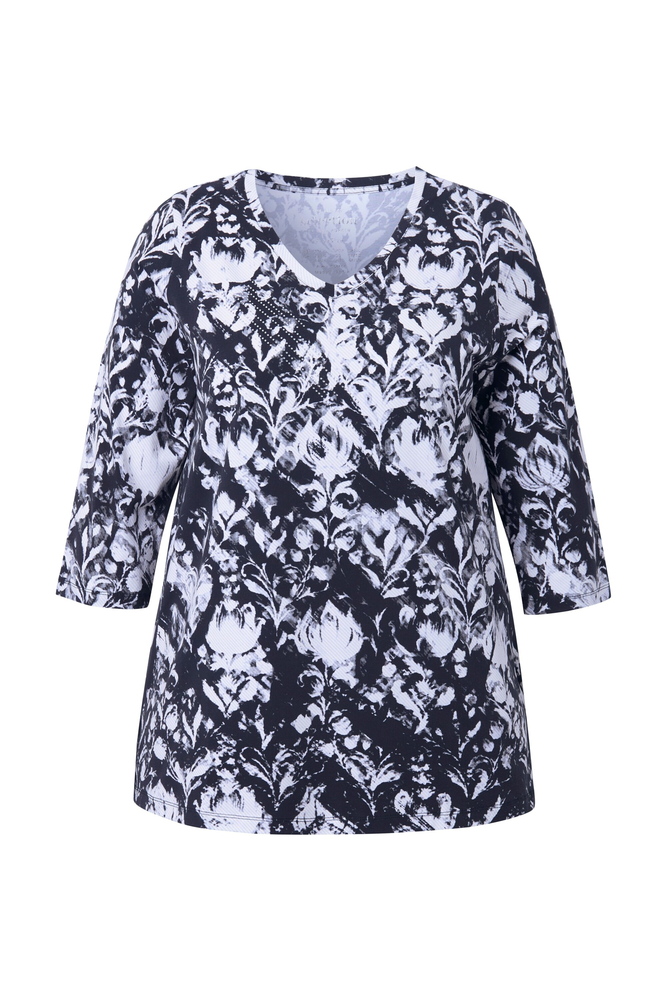 Ulla Popken Shirt in Black: front