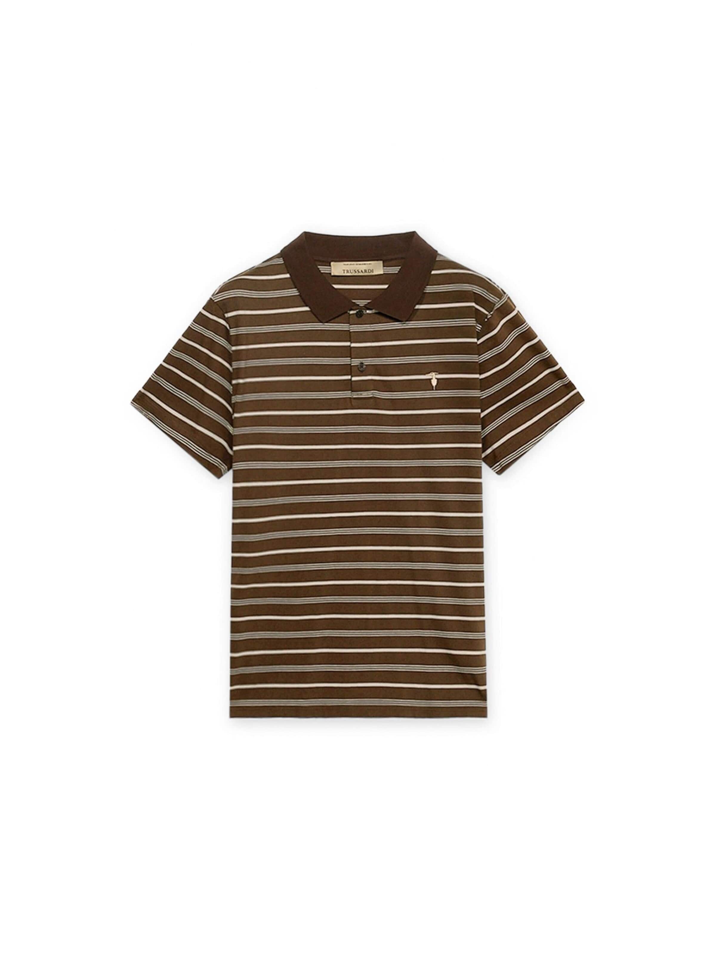Trussardi Shirt in Brown: front