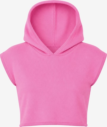 Süel knitwear Sticktop 'Hanna Hoodie' in Pink: Vorderseite