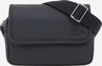 LACOSTEMessenger torba preko ramena - crna boja: prednji dio