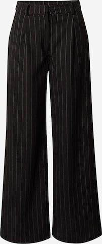 Guido Maria Kretschmer Women Regular Pleat-Front Pants 'Ingred' in Black: front