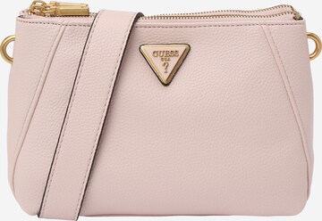 GUESS Skuldertaske 'Laryn' i pink: forside