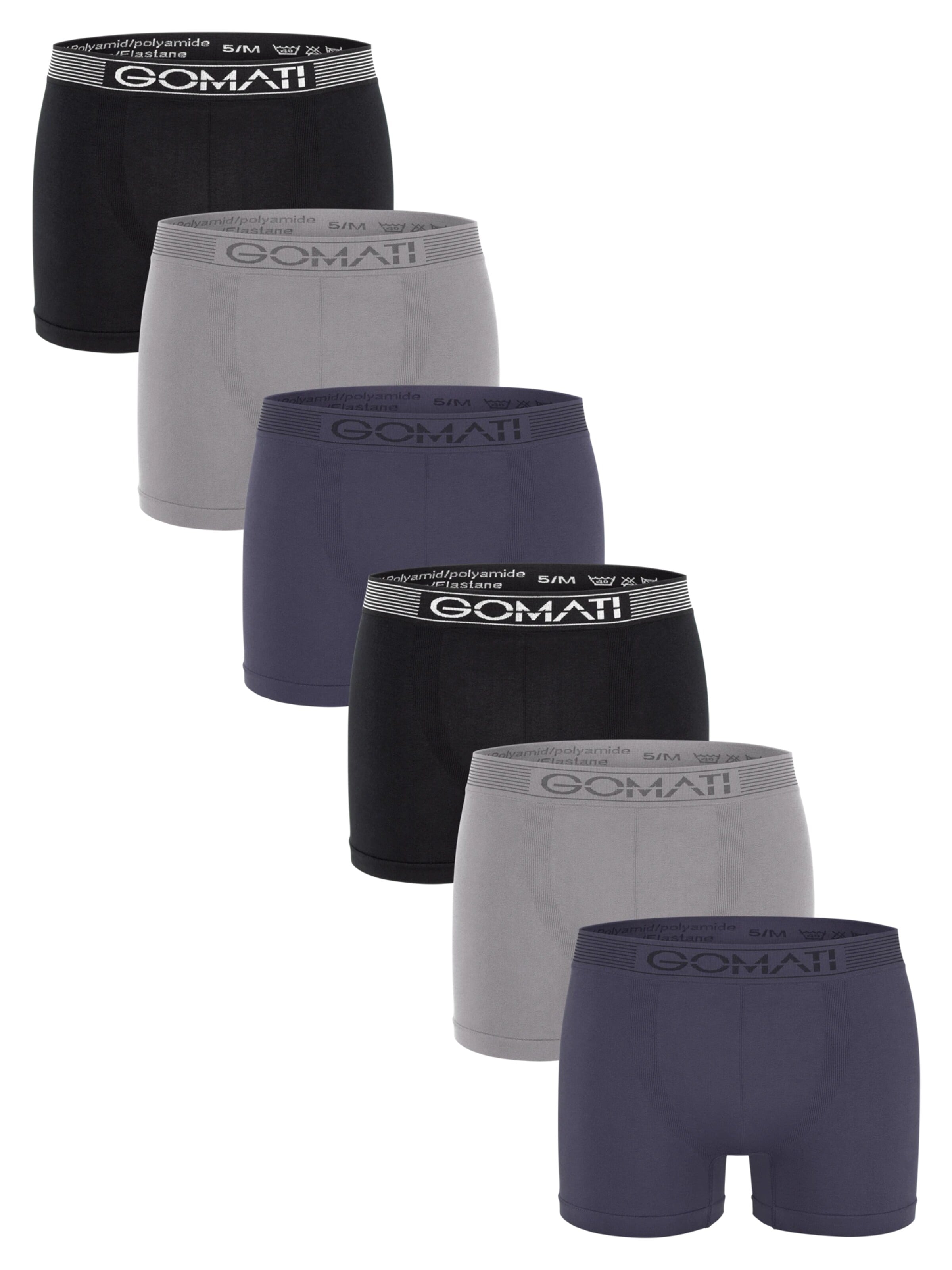 Gomati Boxer shorts 'Seamless Comfort' in Grey: front
