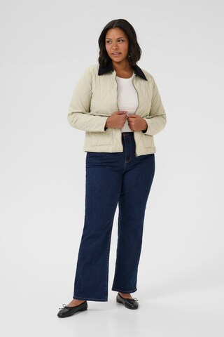 KAFFE CURVE Between-season jacket 'Nelli ' in Beige
