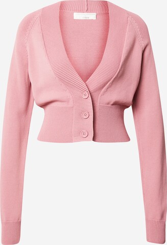 Guido Maria Kretschmer Women Knit Cardigan 'Lia' in Pink: front