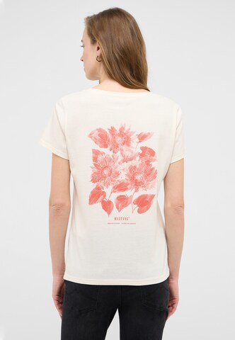 MUSTANG T-Shirt 'Alma' in Weiß