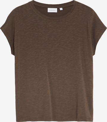 T-shirt COMMA en marron : devant