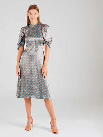 Closet London - Vestido en azul: frente