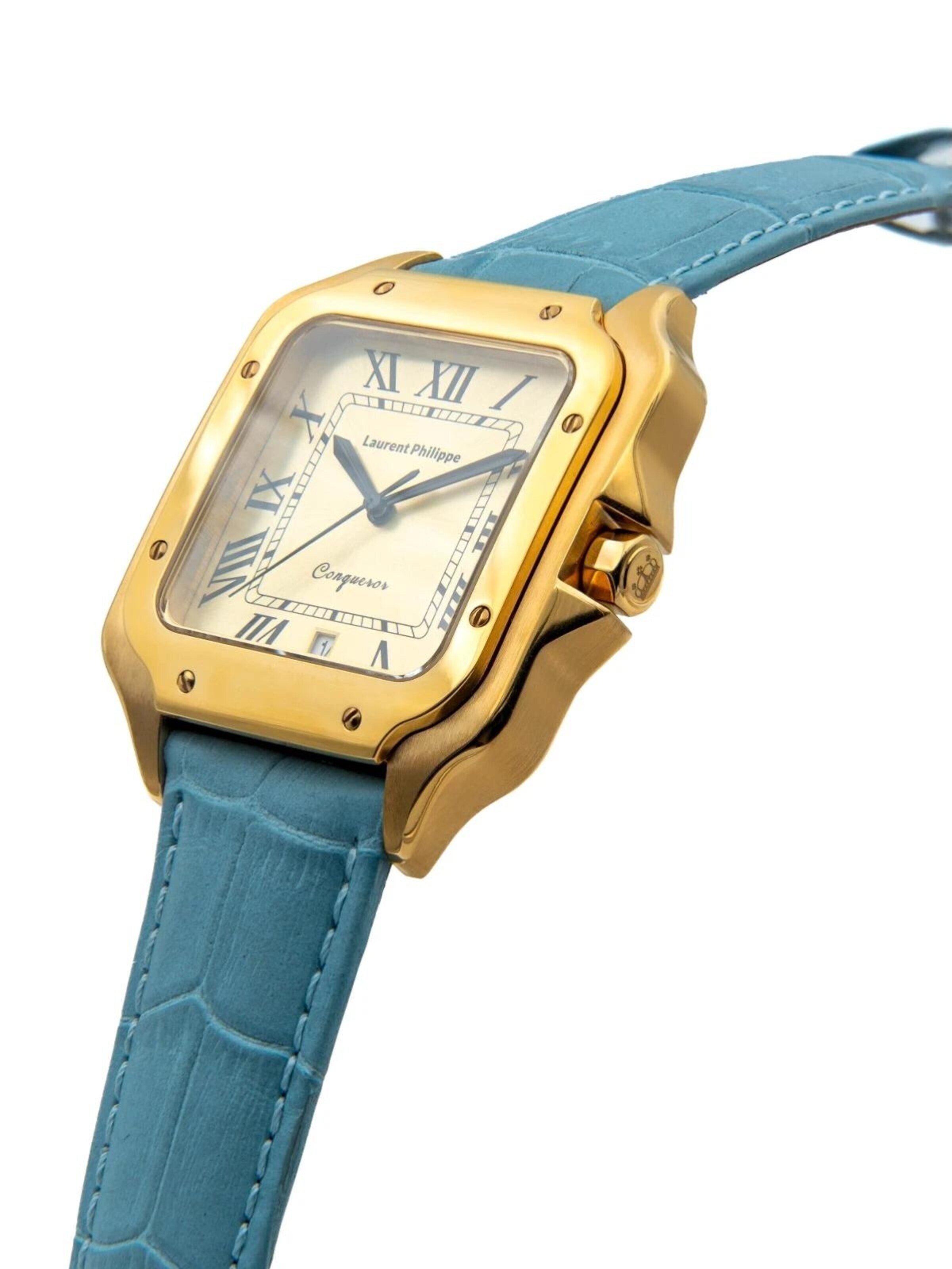 Laurent Philippe Analogt ur 'Conqueror The Golden Eye – Icy Petal' i guld
