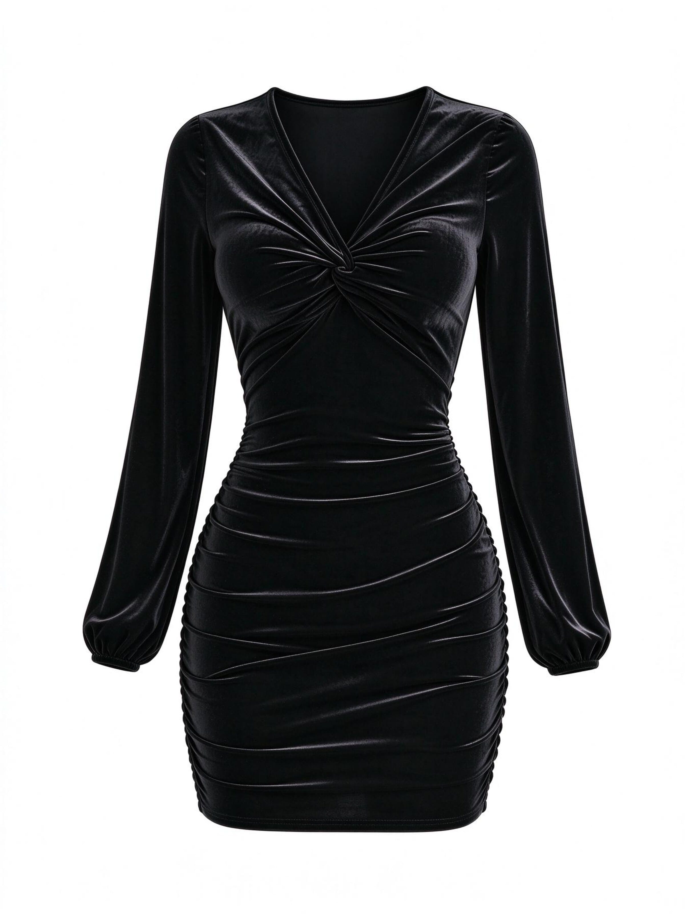 MODIURBAN Dress in Black: front