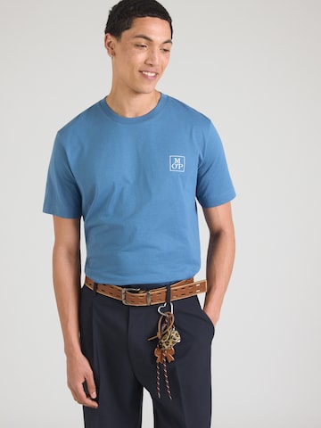 Marc O'Polo Shirt in Blauw: voorkant