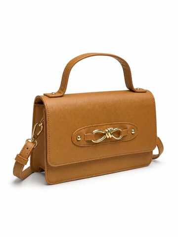 COLLEZIONE ALESSANDRO Crossbody Bag 'Bellezza' in Brown: front