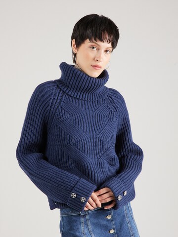 GUESS Пуловер 'LOIS' в синьо: отпред