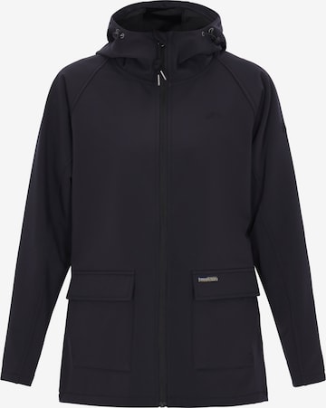 Schmuddelwedda - Chaqueta funcional en negro: frente