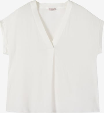 Camicia da donna di oltre in bianco: frontale