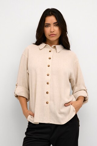 Kaffe Shirt in Beige: predná strana