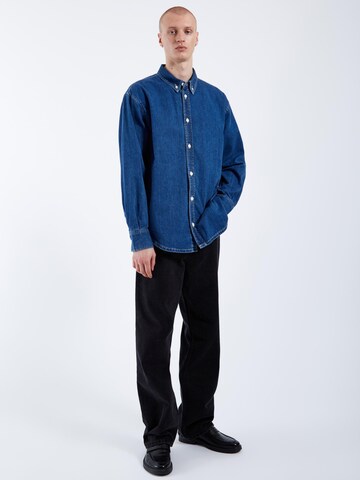 Dr. Denim Shirt 'Ray Denim' in Blauw