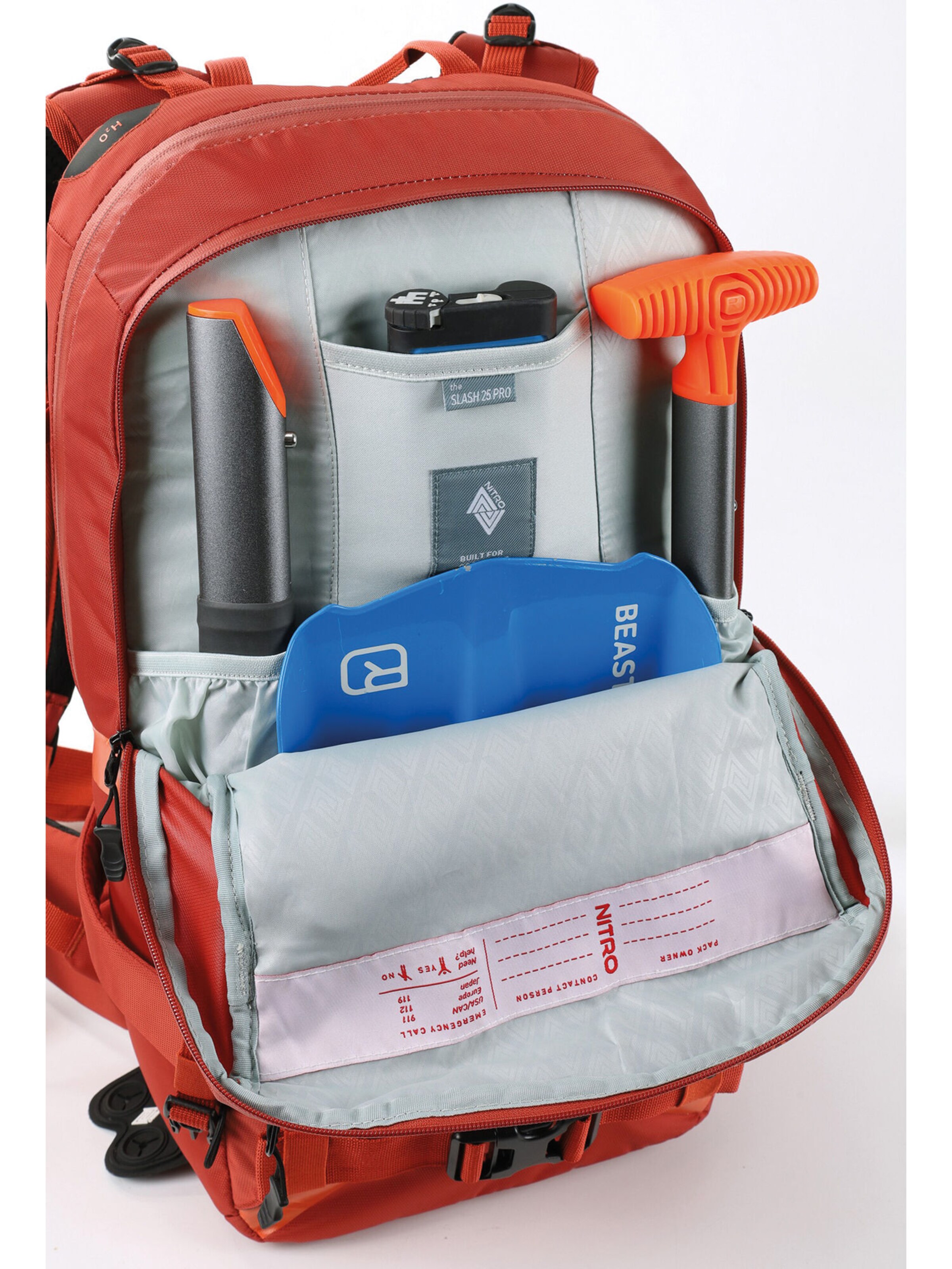 NITRO Sports Backpack 'Slash' in Orange