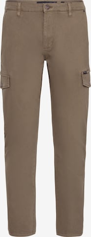 INDICODE JEANS - Regular Calças cargo em bege: frente